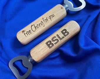 Big Strong Leicester Boys Laser Engraved Bottle Opener – Podcast Fan Gift