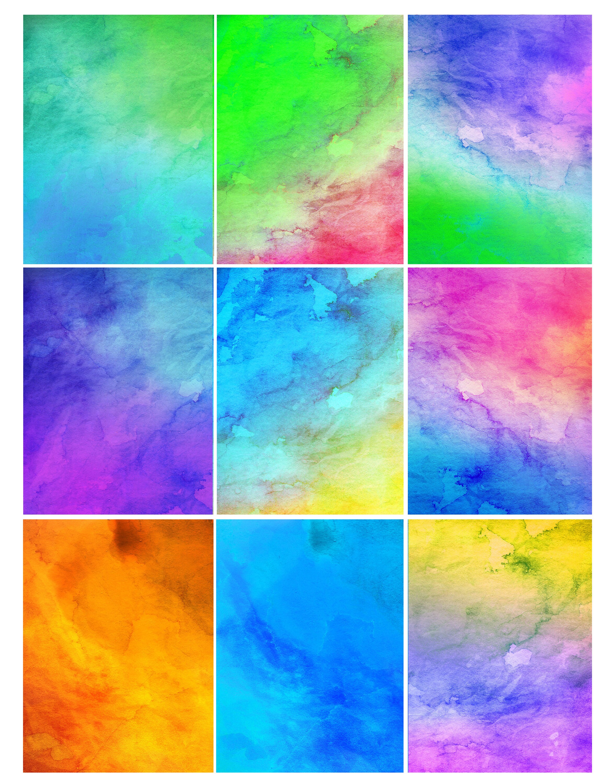Abstract Blank Affirmation Cards Instant Download junk - Etsy
