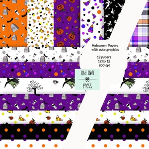 Halloween paper, digital paper, free commercial use, digital download, scrapbook paper, digital paper, instant download, pumpkin paper
