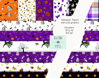 Halloween digital  paper, witch paper, free commercial use, digital download, scrapbook paper, witch, instant download, pumpkin paper