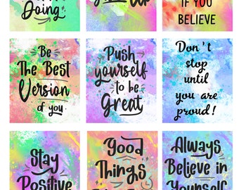 Affirmations Inspirational Printable Motivators Trading - Etsy