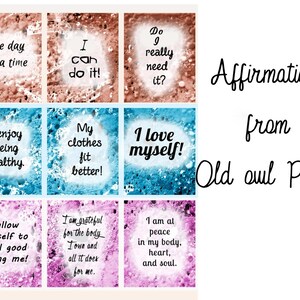 Mental Health Affirmation Cards, printable Motivational Affirmation Cards, Mindfulness Self Care, Anxiety Relief Card, Manifestation Gift