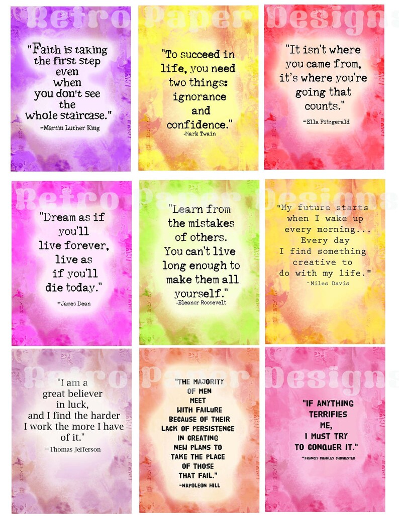 Inspirational confirmation playing cards picture about Printable Affirmations named Inspirational confirmation playing cards