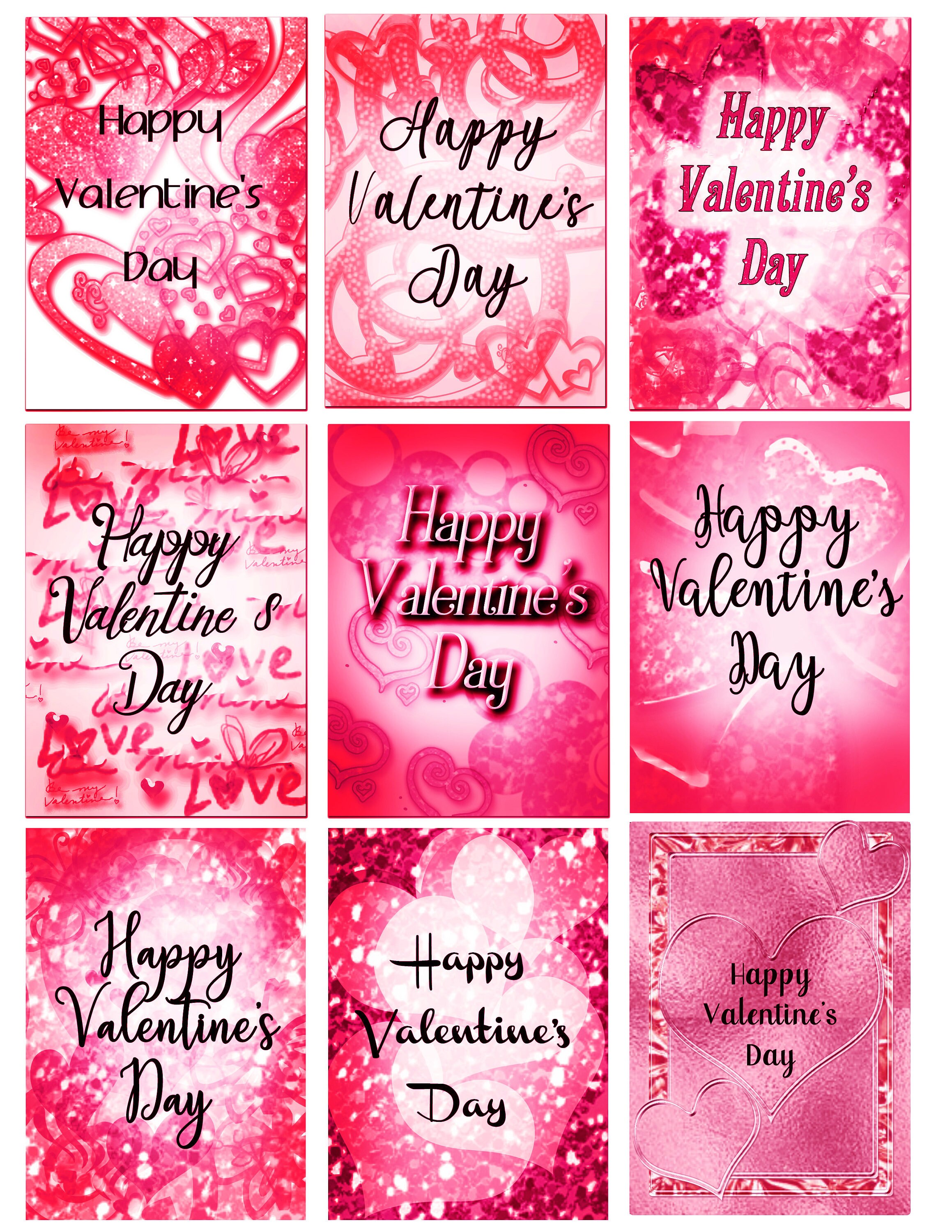 Valentine's Cards, Instant Download, Printable Valentine Cards, Adult ...