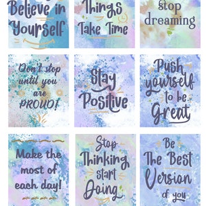 Mental Health Affirmation Cards, printed  Motivational Affirmation Cards, Mindfulness Self Care, Anxiety Relief Card, Manifestation Gift
