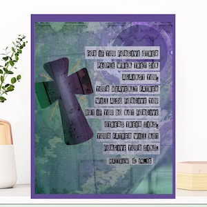 Christian art print,  forgiveness art, art for teen, Gods grace art, motivational art, instant download, art for bedroom,