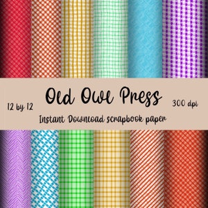 Rainbow colored scrapbooking paper, fabric scrapbooking, free commercial use, instant download, spring paper, paper, 12 papers