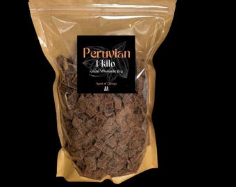 Ceremonial Grade Criollo Cacao Kilo | Pure Peruvian Cacao Paste, Daily Practice Support