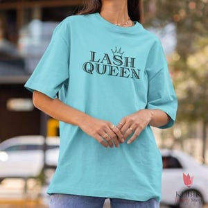 Maglietta per lash artist - Maglietta professionale per extension ciglia - Abbigliamento per studi di bellezza