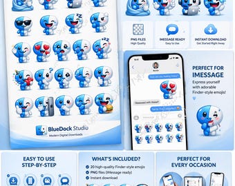 BlueFinder Emoji Stickers for iMessage