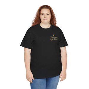 Firefly Glow Scripture Tee | Matthew 5:14-16 Inspirational Christian Shirt image 4