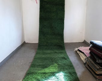 Alfombra Beni Ourain hecha a mano, alfombra marroquí de lana, alfombra bereber, alfombra minimalista bohemia, alfombra auténtica hecha a mano de Atlas.