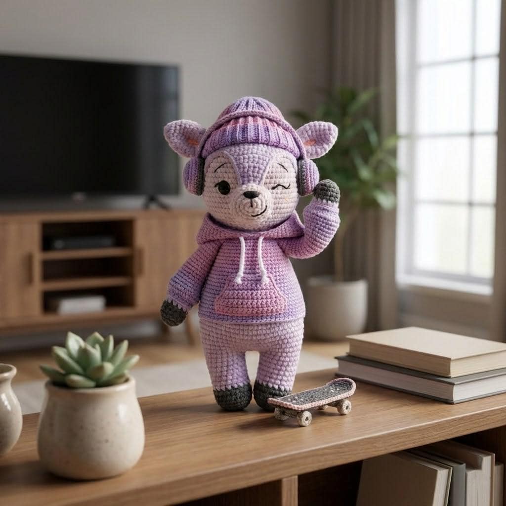30 Deer Crochet Patterns for Woodland, Holiday, and Amigurumi Projects 24 Y2K Streetwear Deer