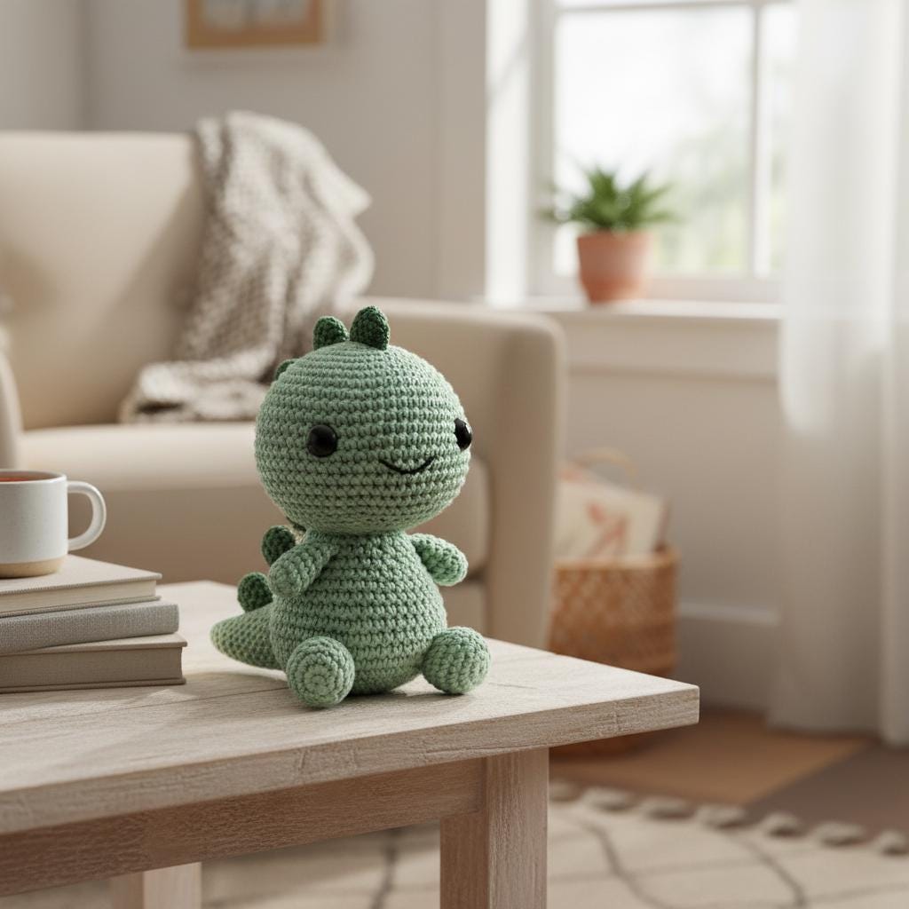 22 Dino Nugget Crochet Patterns for Playful Plushies, Pillows, and Giftable Makes 17 Dino Nugget Amigurumi PDF Pattern