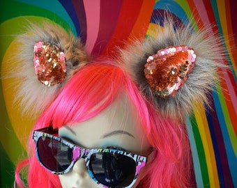 Fully Customizable Clip On Ears/ Animal Ears/ Furry Critter Ears