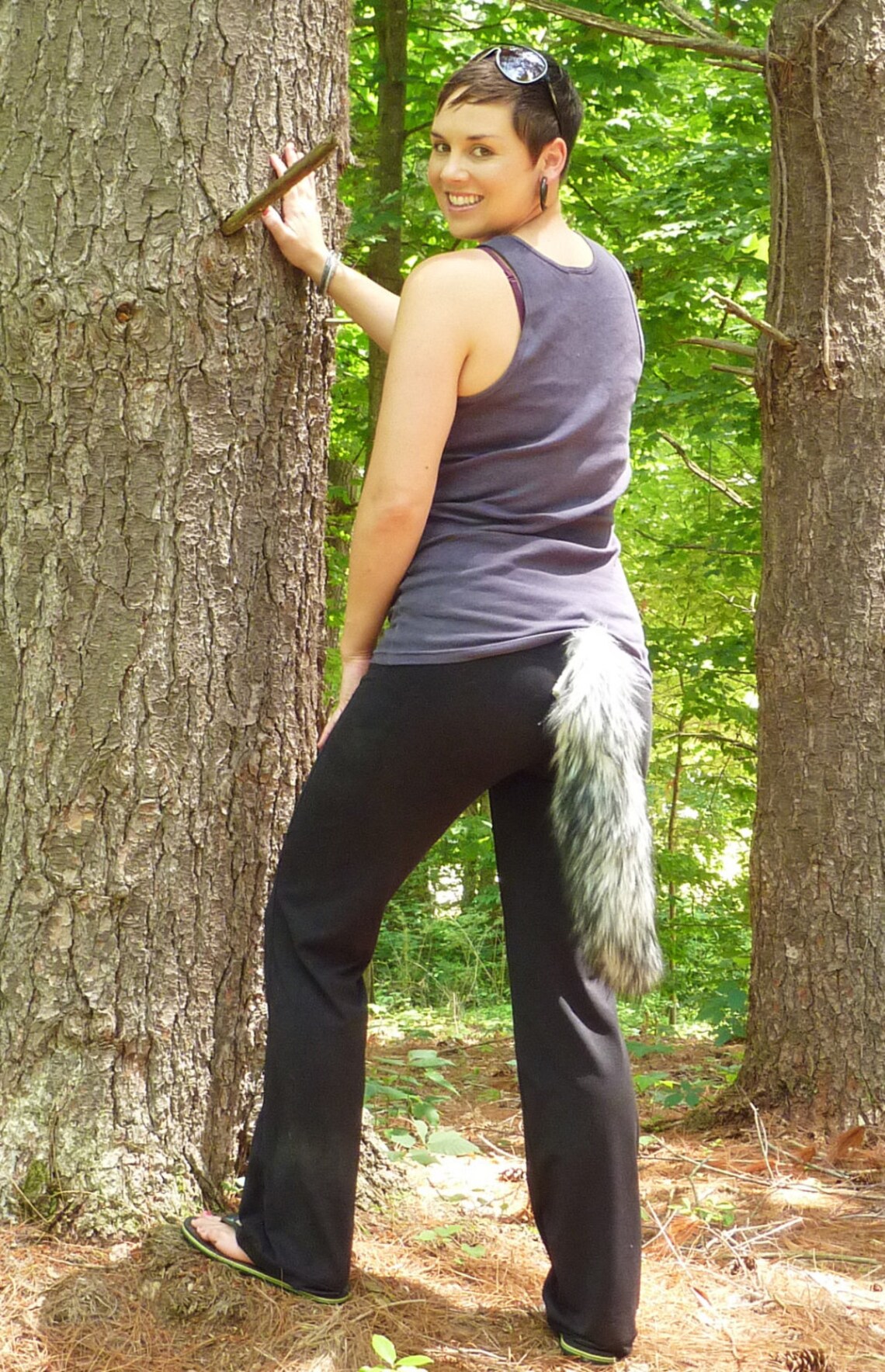 Secret Stash Wolf / Fox Tails Choose any Fur FULLY | Etsy