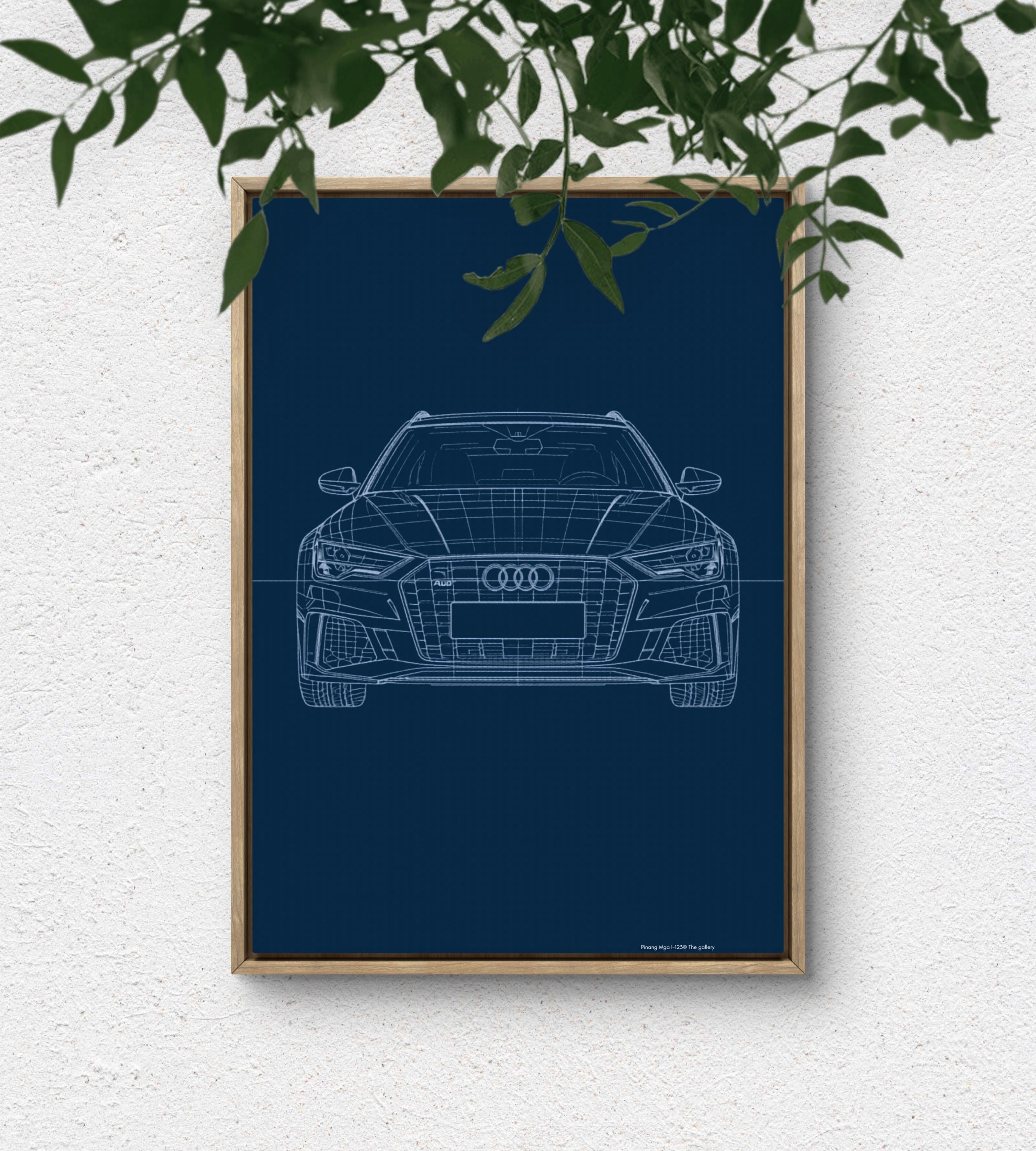 Audi RS6 Avant Blueprint Poster | Luxury Performance Estate Wall Art ...