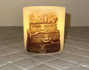 Personalized Photo Candle/Forever Candle