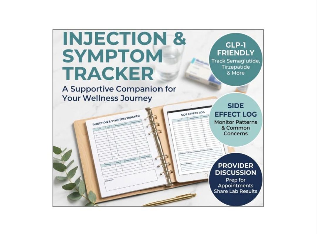 Injection & Symptom Tracker | GLP-1 and Peptide Friendly Weight Loss ...