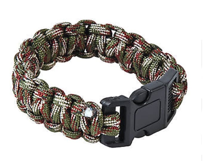 Camoflauge Paracord Bracelet -- Camo -- Groomsman gift