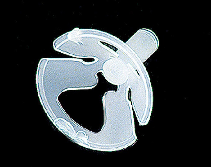 Balloon Holder CUPS plastic -- bundle of 12 -- fits on the sticks or ballown straws to hold foil air-filled balloons