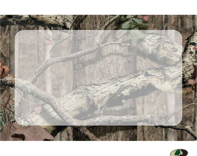 Enclosure Cards  - CAMO - BLANK - no message - set of 10 -  flowers - balloon bouquets - gift baskets - floral arrangement -