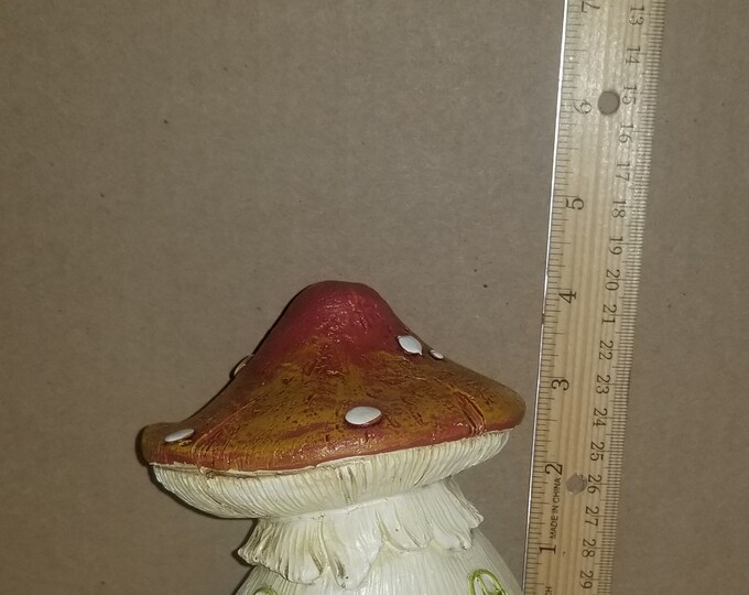 Fairy Garden House - MUSHROOM HOUSE -- Choose your Color - less than 5"  inches - Fairy Garden - diorama - Yard and Garden mini  - terrarium
