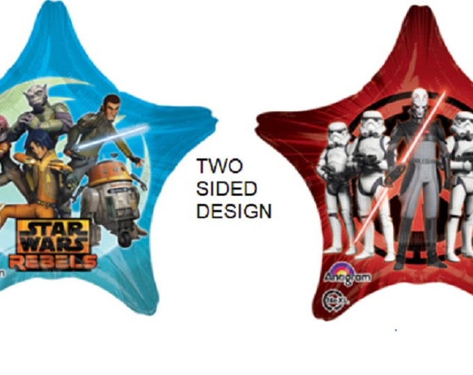 JUMBO 28" STAR WARS balloon -- Rebels - two-sided design - mylar - foil - Disney - Anagram