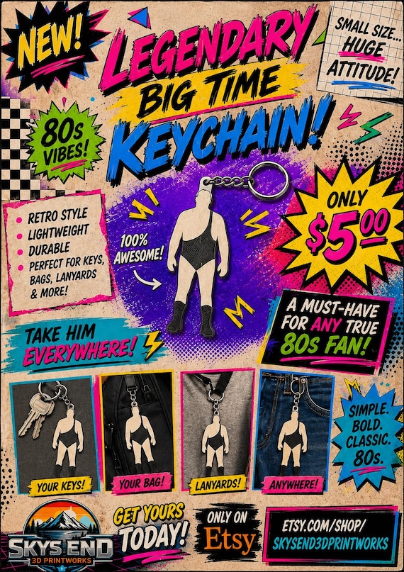 Small Man - Big World Keychain