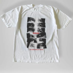 Obsesión, ten cuidado. Camiseta talla S-4X blanca informal Gildan