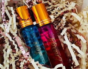 Set de boda: Amor y energía. Mezcla de 11 aceites diferentes de doTERRA: Ylang-ylang azul y Chakra rosa.