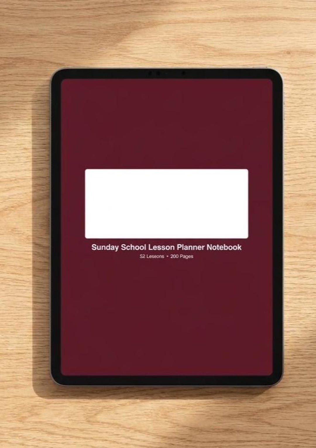 Sunday Notebook Sunday School Lesson Planner Notebook | Hyperlinked PDF | 52 Lessons ...