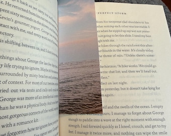 Ocean Sky Bookmark Set, Pastel Coastal Quotes (Digital Download)