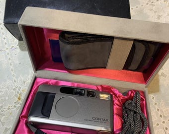 Contax T2 Titanium 35mm Point & Shoot Film Camera – Mint Condition – From Japan