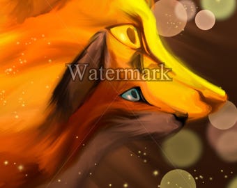 Spirit fox poster digital download