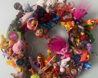 Upcycled Child’s Toy Wreath