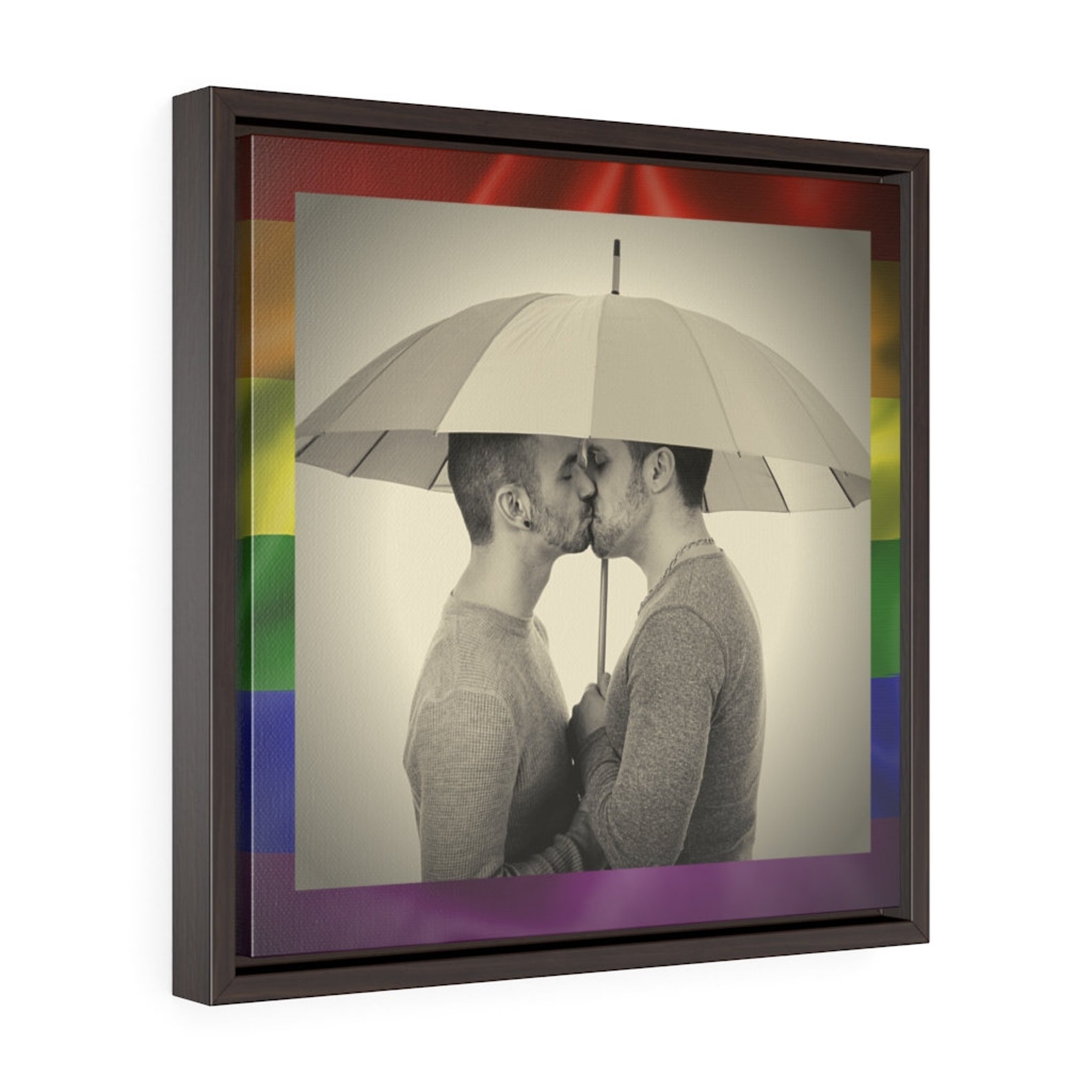 Gay Pride Framed Wall Art. LGBTQ Gay Love Home Décor. Etsy France