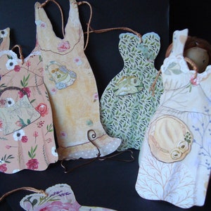 Shabby Chic Dress Gift Tags