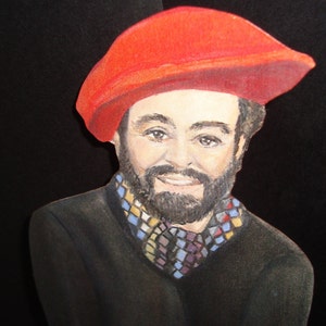 Luciano Pavarotti bookmark