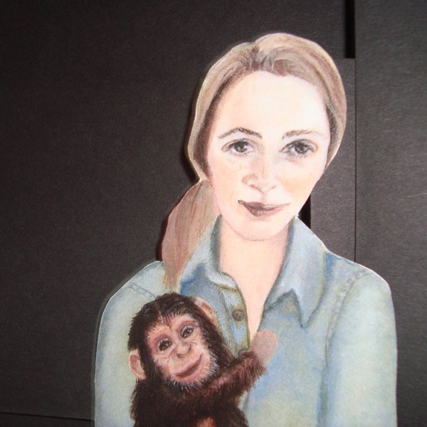 Jane Goodall bookmark