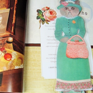 Miss Marple kitty bookmark