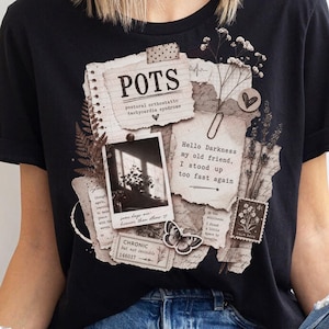 Scrapbook POTS Awareness PNG Hello Darkness My Old Friend Graphic