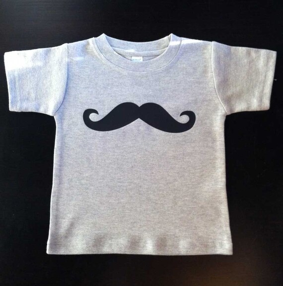 Items similar to Mustache Tshirt Toddler 2T on Etsy