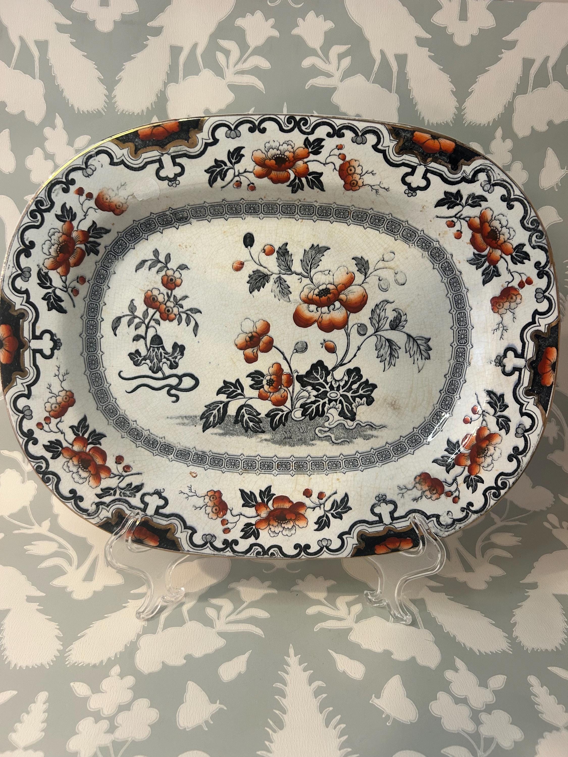 【BURSLEM】アンティーク　プレート Burslem Pottery - Etsy