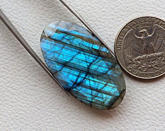 Fine Quality Faceted Blue Labradorite Oval Shape Gemstone eye clean Blue Labradorite for jewelry making