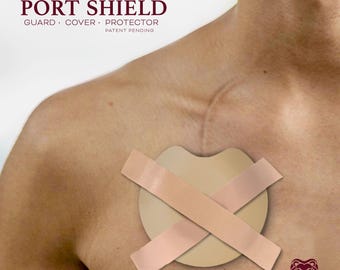 Funda para puerto de quimioterapia: Para deportes y actividades cotidianas.