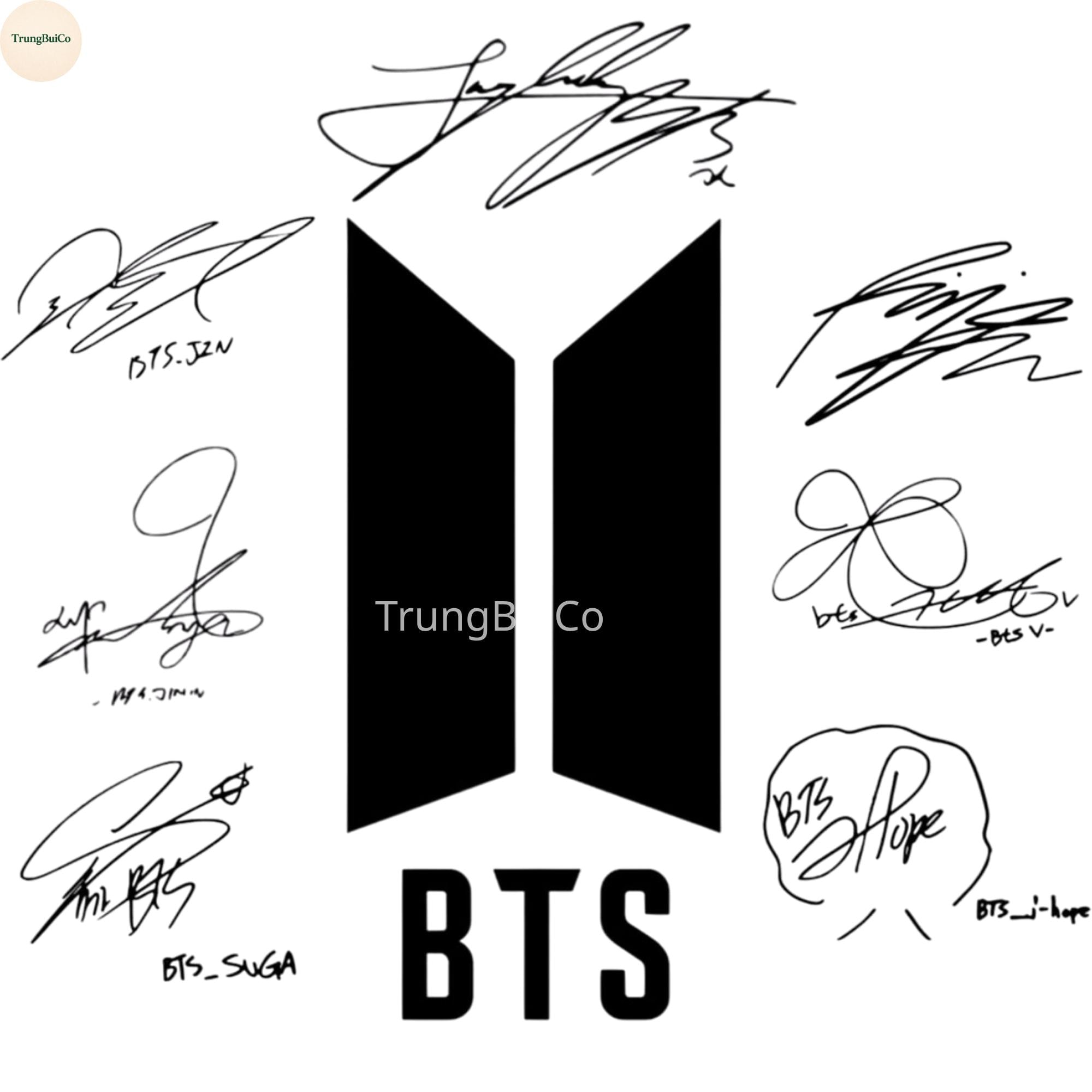 Jimin Bts Signatures - Etsy