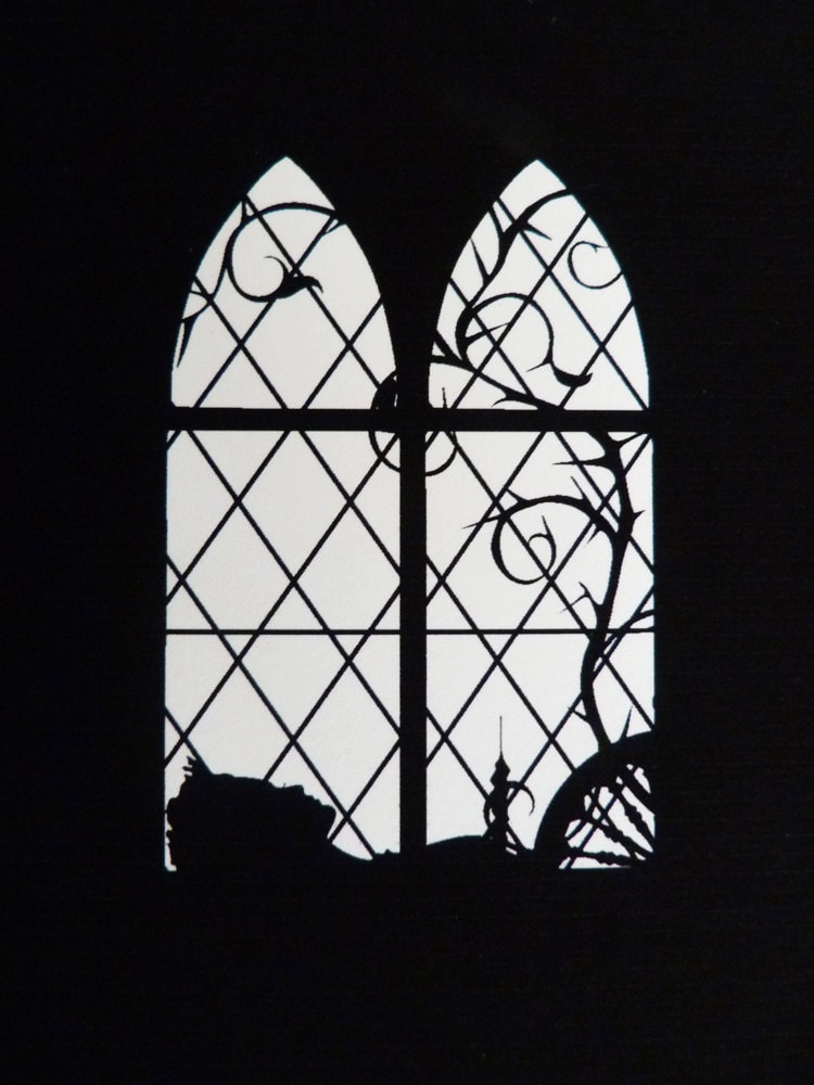 Sleeping Beauty Asleep in the Castle Tower, Giclée Archival Fairy Tale Art Print, Charles