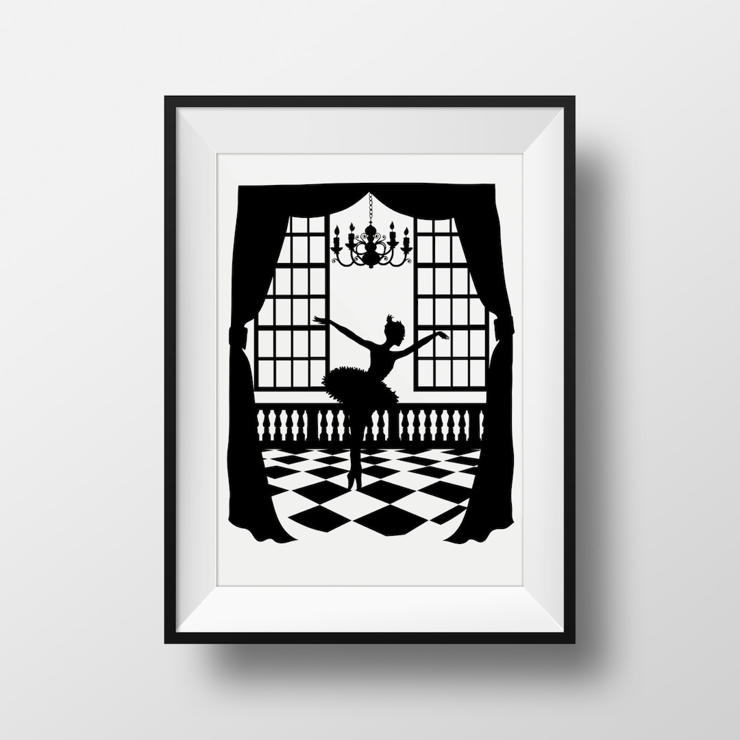 Tchaikovsky Swan Lake: Odile the Black Swan, A5 Illustrated Mini Print ...