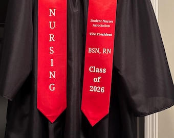 Estola de graduación o banda de cumpleaños